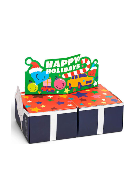Happy Socks Holiday Vibes Коледни Чорапи Многоцветен 4Пакет
