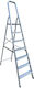 Profal Leiter Aluminium mit 6+1 Stufen