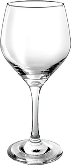 Borgonovo Ducale Ballon Σετ Ποτήρια Κρασιού Κολωνάτα Γυάλινα 470ml 6τμχ