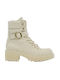 Alpe Leather Women's Ankle Boots White