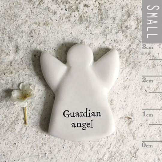 Synchronia Διακοσμητικό Αγαλματίδιο από Πορσελάνη Guardian Angel 3cm