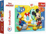 Kids Puzzle Mickey Mouse and Funhouse for 3++ Years 30pcs Trefl