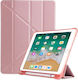 Origami Synthetic Leather Flip Cover Pink (iPad 2017/2018 9.7" / iPad Air / iPad Air 2)
