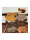 Liolios Home Ράνερ Brown Leaf Καφέ 40x160εκ.