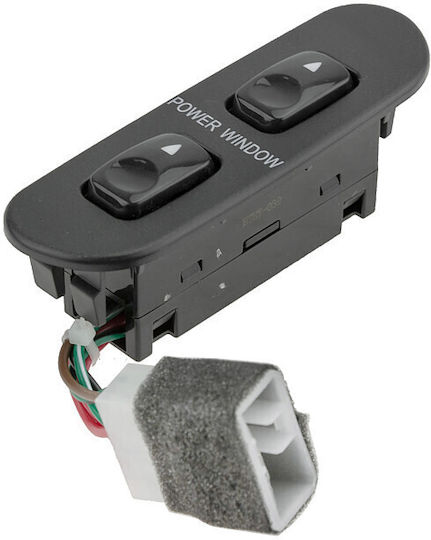 NTY Car Window Switch for Hyundai H 100 1997-2001 7pin Black