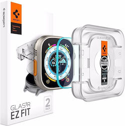 Spigen GLAS.tR EZ Fit 2τμχ Tempered Glass Screen Protector for Apple Watch Ultra 49mm
