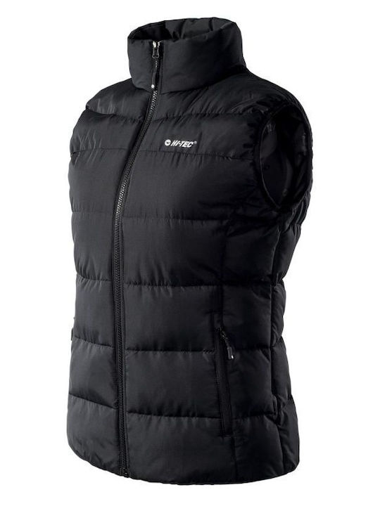 Lady Sanis Women's Short Puffer Jacket for Winter Black