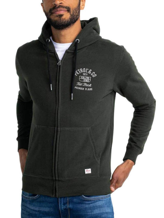 Hooded Cardigan Khaki