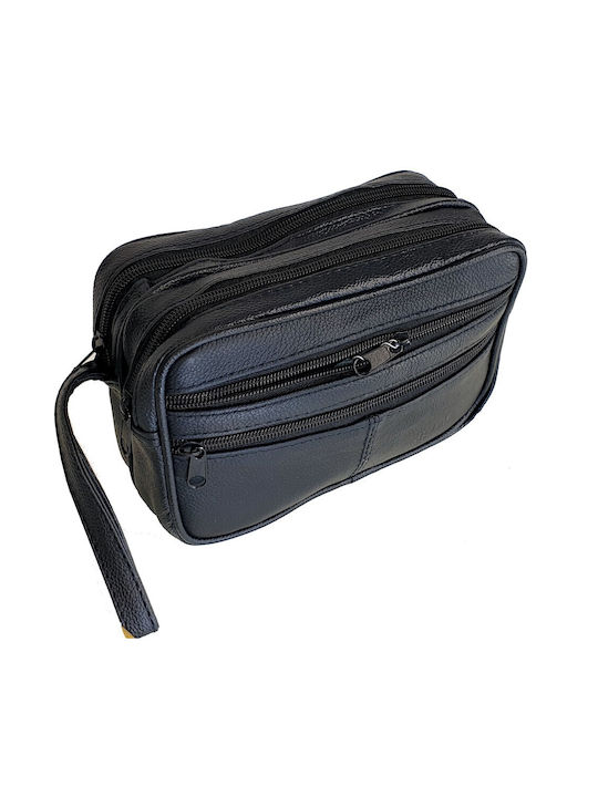 Handtasche RCM 04-756 Leder Schwarz