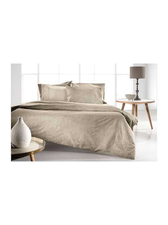 Guy Laroche Bettbezug-Set Baumwolle Einzelbett mit Kissenbezug 165x225 Musk Wenge