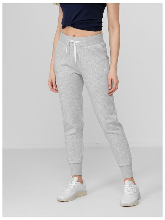Долнище на анцуг с гума Gray/Silver