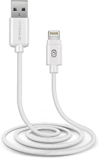 SBS USB to Lightning Cable Λευκό 1m (CA19462364)