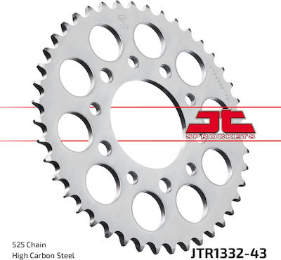 JT Sprockets Rear Sprocket 43 Teeth for Honda CB 400