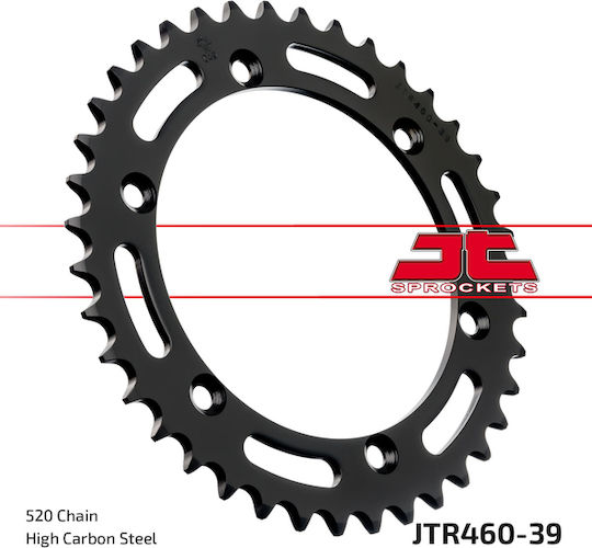 JT Sprockets Γρανάζι Πίσω 39 Δοντιών για Kawasaki KLX 250