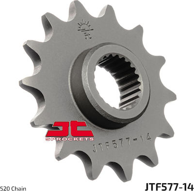 JT Sprockets Pinion față 14 Dinți pentru Yamaha XT 600 1990-2000