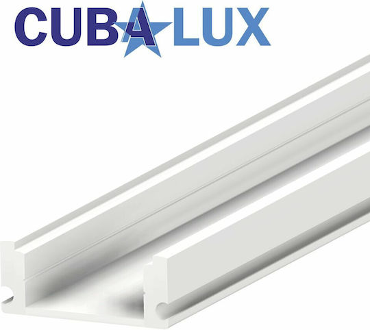 Cubalux External Aluminum Profile for LED Strip 200x1.7x0.8cm