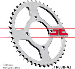 JT Sprockets Γρανάζι Πίσω 43 Δοντιών για Yamaha Z 125