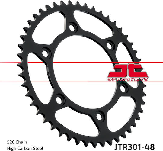 JT Sprockets Hinteres Ritzel 48 Zähne für Honda XR