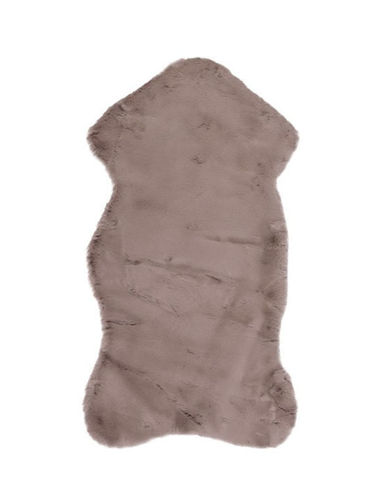 Biokarpet Lapin Skin Taupe 10 Animal Shape-60x220