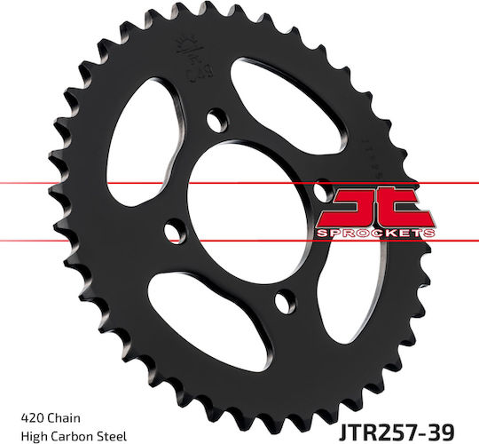 JT Sprockets Заден зъбен колело 39 Зъби за Kymco Джетикс 125