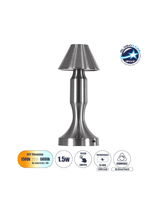 GloboStar Lunna Kunststoff Tischlampe LED mit S...