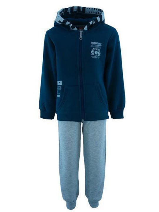 Joyce Kids Sweatpants Set Blue 2pcs