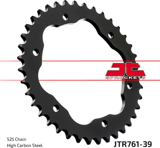 JT Sprockets Rear Sprocket 39 Teeth for Ducati 1199 Panigale / 1299 Panigale
