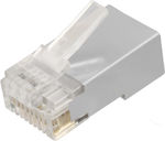 Powertech Conector RJ-45 feminin Cat 6a 8p8cs 10buc