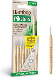 Piksters Бамбукови Интердентални Четки 8 Бройки
