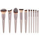 Επαγγελματικό Σετ με Πινέλα Μακιγιάζ από Συνθετική Τρίχα Mosunx 10τμχ