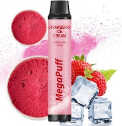 MegaPuff Puff 3000 Ice Cream Strawberry Ohne Nikotin 8ml Rosa MegaPuff Puff 3000 Ice Cream Strawberry Ohne Nikotin 8ml Rosa