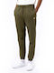 Dickies Men's Fleece Sweatpants with Rubber Military