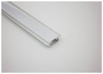 Lucas R27 Walled LED Strip Aluminum Profile with Opal Cover for Drywall 100x2.7x0.7cm