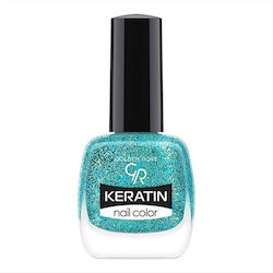 Golden Rose Keratin Glitter Βερνίκι Νυχιών Τιρκ...