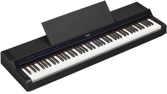 Yamaha Electric Stage Piano P-S500 Set with 88 Weighted Keys Built-in Speakers and Connection with Headphones and Computer Black