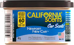 California Scents Car Air Freshener Can Console/Dashboard Newport New Car 42gr