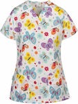 B-Well Bambina Women's Medical Blouse Multicolour