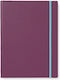 Filofax Neutrals Σημειωματάριο Α4 Ριγέ Μωβ