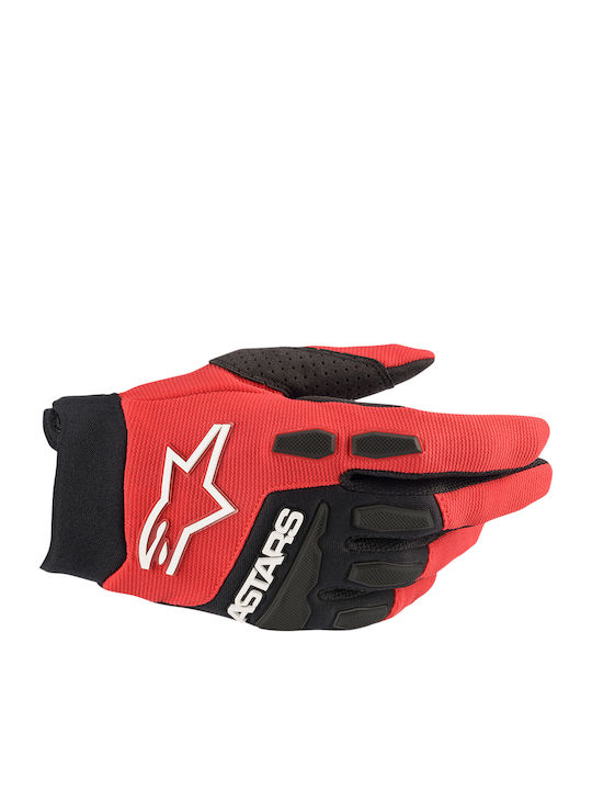 Alpinestars Full Bore Summertime Μotocross Gloves Red