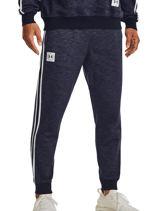 Essential Sweatpants with Elastic Navy Blue