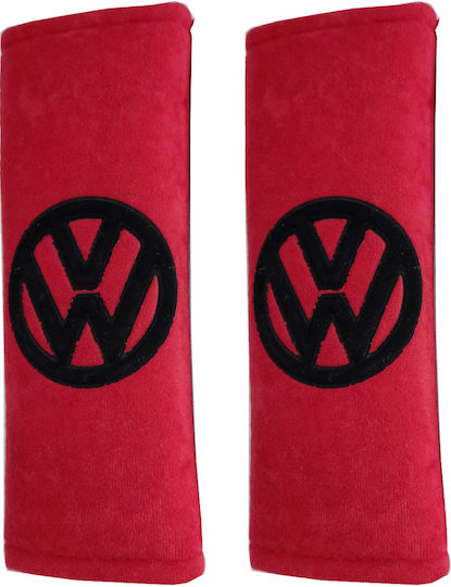Race Axion Autositzgurt-Pads Volkswagen Rot 2Stück