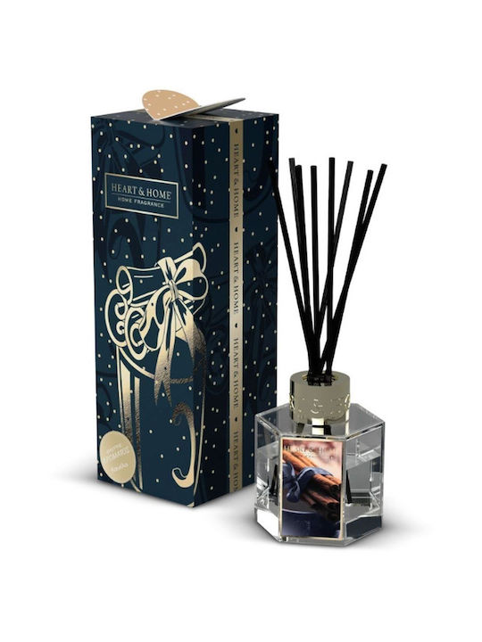 Heart & Home Χριστουγεννιάτικο Diffuser με Άρωμα Κανέλα 2763140421 70ml