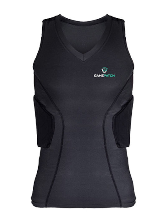 Vest with protection on the ribs Black