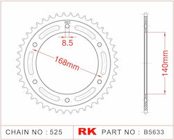 RK Rear Sprocket B5633