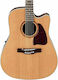Ibanez Ακουστική Κιθάρα AW15ECE-LG Cutaway Natural Satin