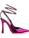 Pointed Toe Heels with Stiletto Heel Fuchsia
