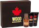 Dsquared2 Wood Pour Home Ανδρικό Σετ με Eau de Toilette 3τμχ