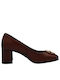 Ragazza Anatomic Leather Tabac Brown Medium Heels