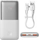 Baseus Bipow Pro Power Bank 10000mAh 20W με 2 Θ...