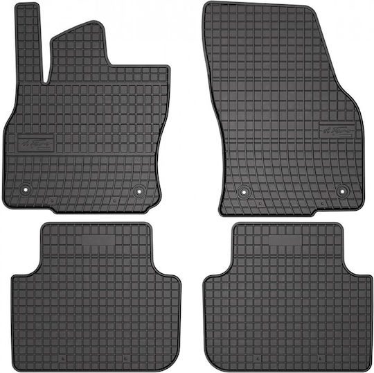 Frogum Set of Front and Rear Mats 4pcs for Audi Q3 2018 Black